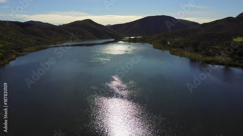San Diego - Lake Hodges - Drone Video  Lake Hodges is a lake and reservoir located in Southern California, about 31 miles north of San Diego photo