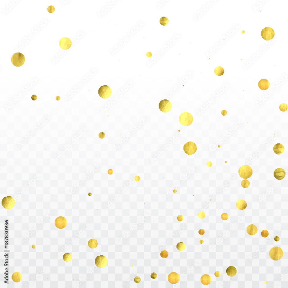 Gold confetti celebration. Gold confetti celebration.