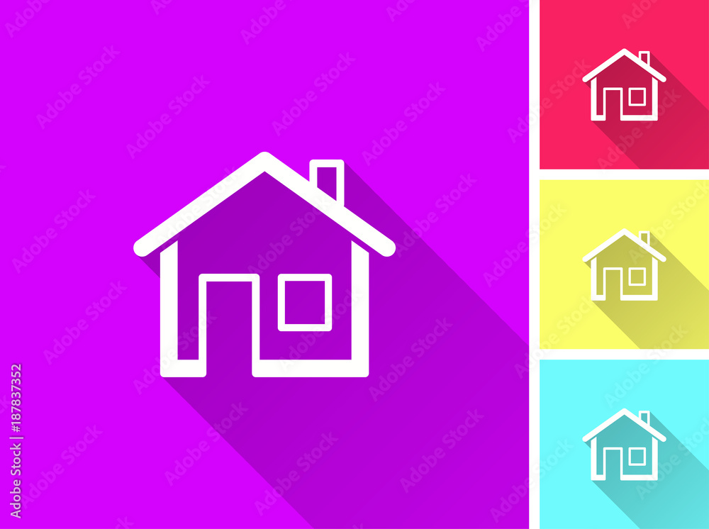 Home - vector icon. Home - vector icon.