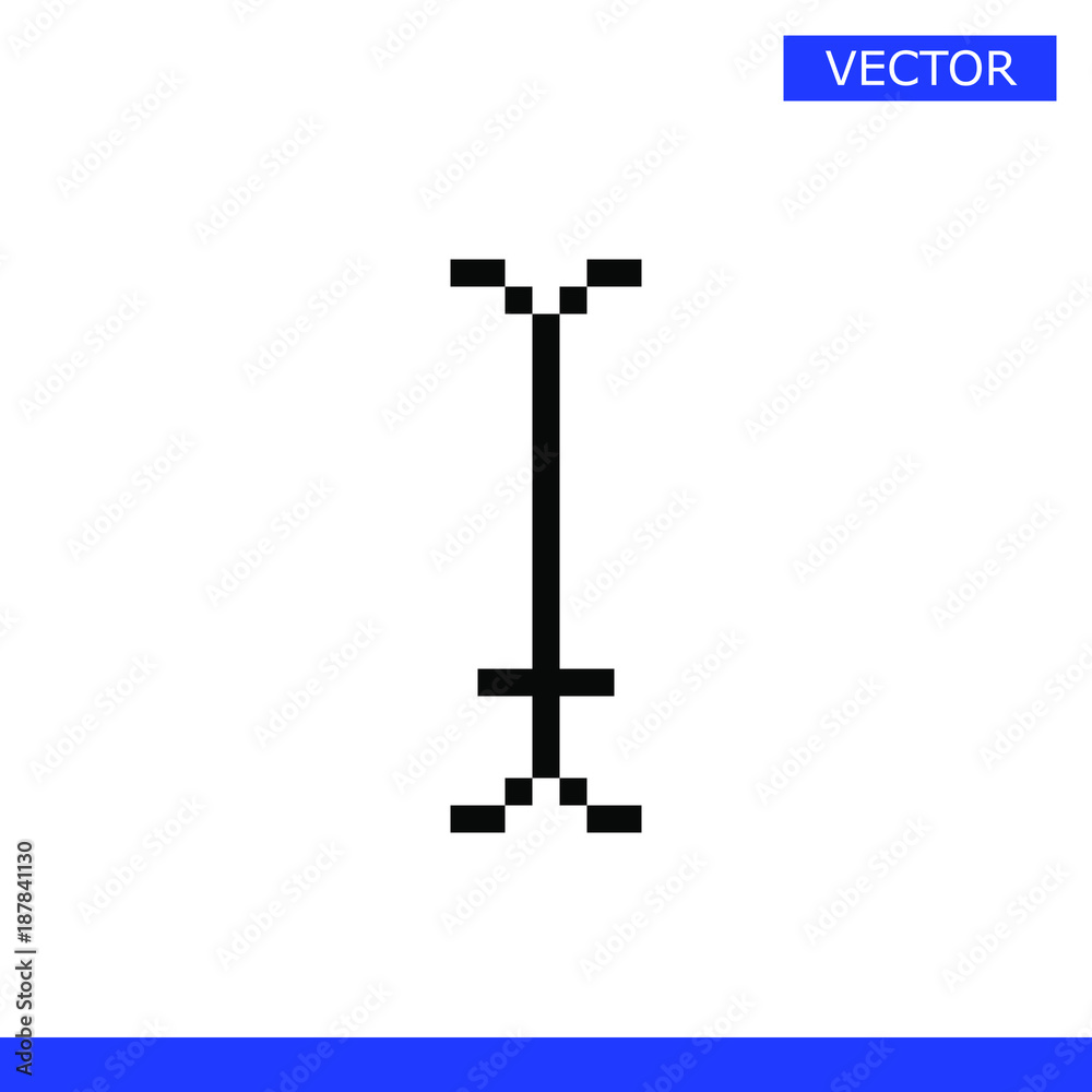 Text cursor pointer icon vector illustration Text cursor pointer icon vector illustration
