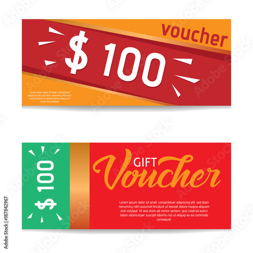 Coupon Voucher Design Template