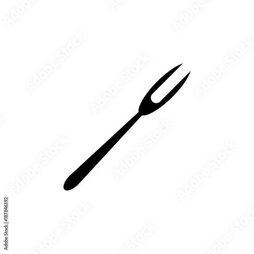 fork for lemon icon. Elements of kitchen tools icon. Premium quality graphic design. Signs, outline symbols collection icon for websites, web design, mobile app, info graphic photo