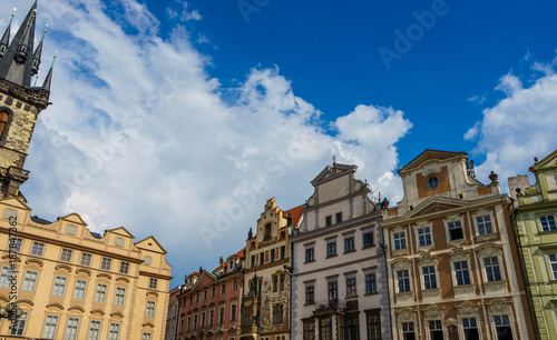 streets and churches of old town Prague