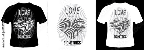 Love in my Biometrics T-Shirt Design