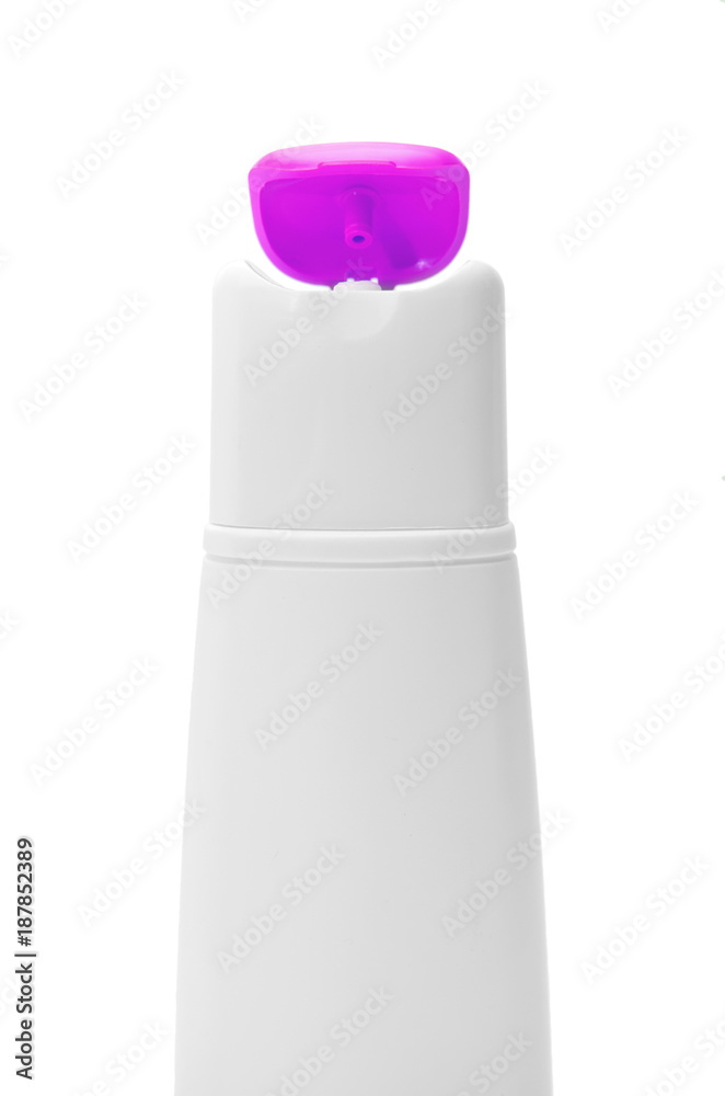 bottle for shampoo isolated on white background bottle for shampoo isolated on white background