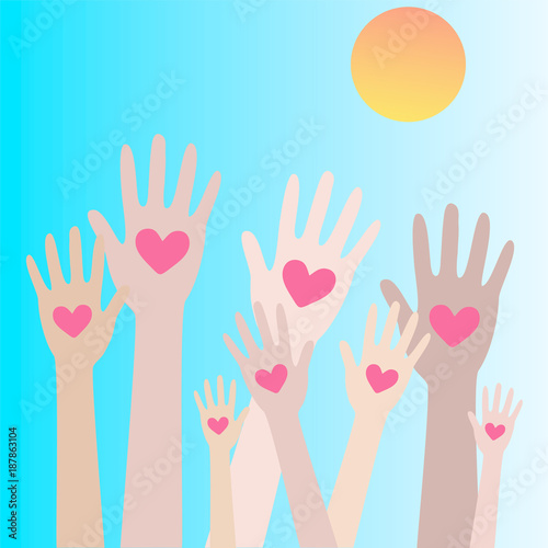 Hands and heart donation donor concept4