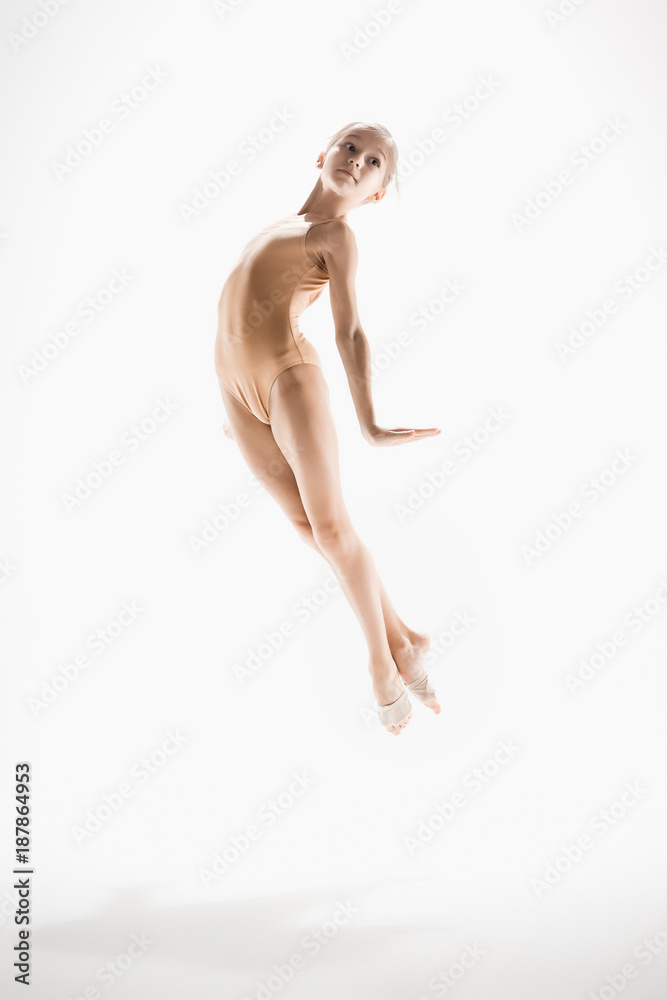 The teen modern ballet dancer The teen modern ballet dancer
