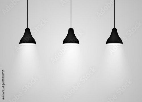 Realistic pendant lamps