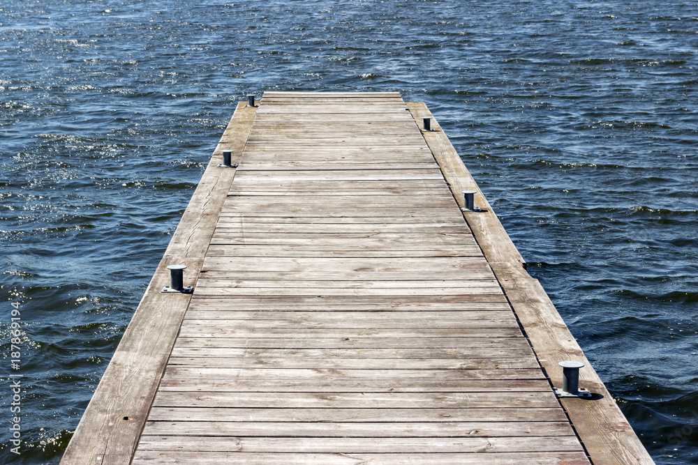 Fototapeta premium Old small pier over the lake