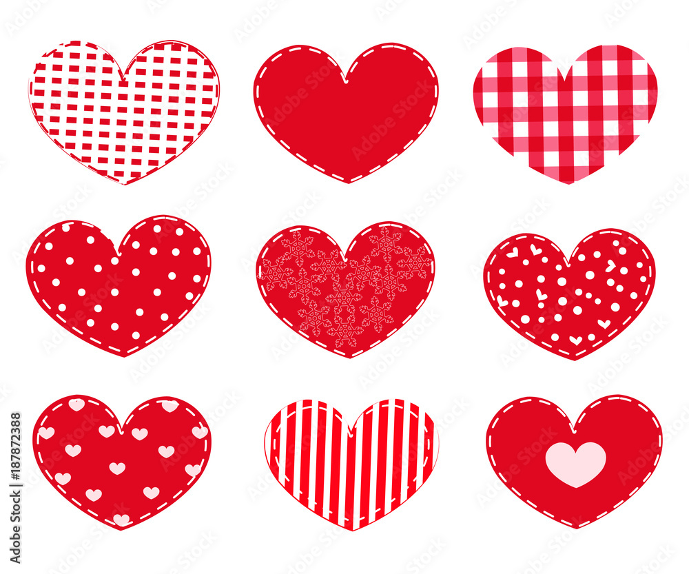 Red hearts. Happy valentine's day background Red hearts. Happy valentine's day background