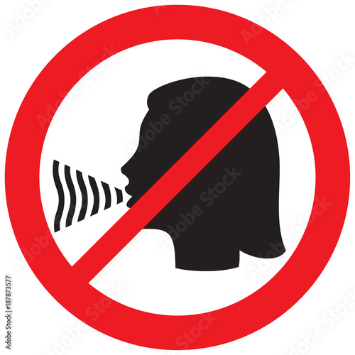 no talking sign
