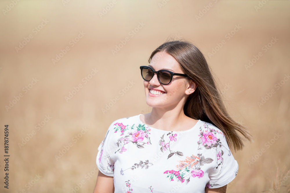 Girl in the wheat field Girl in the wheat field