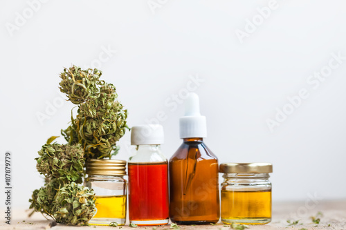 Fototapeta Naklejka Na Ścianę i Meble -  cannabis product oil