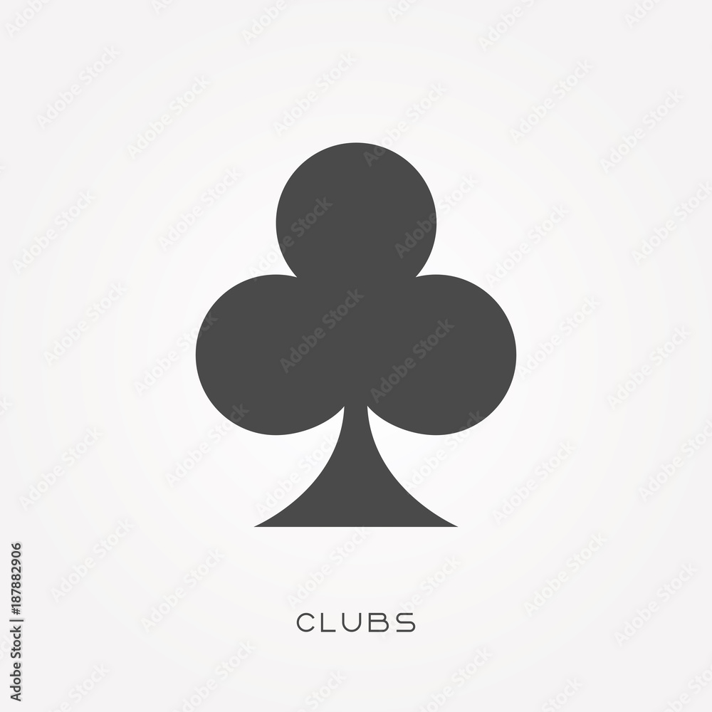 Silhouette icon clubs Silhouette icon clubs