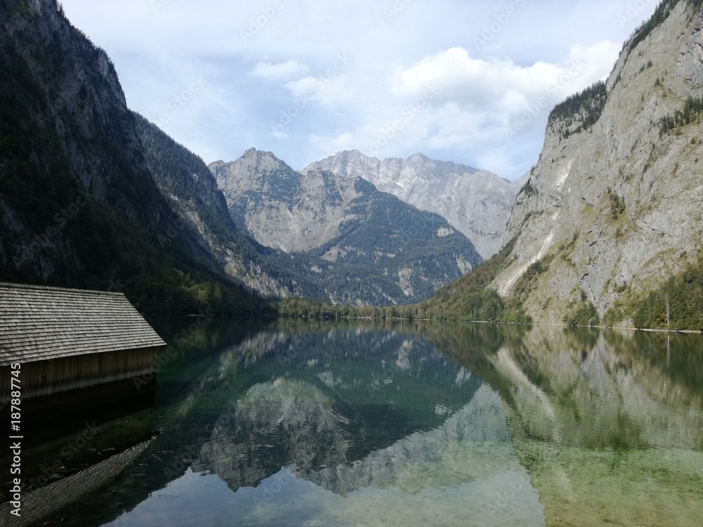Obersee in the bavarian alps