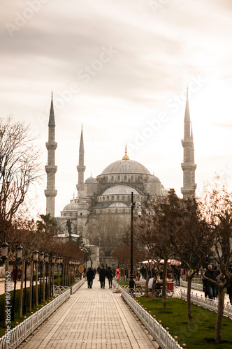 Beautiful Sultanahmed Blue Mosque Istanbul, Turkey