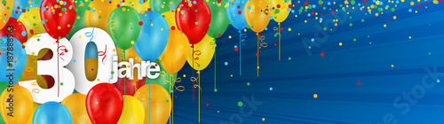 30 JAHRE – ALLES GUTE ZUM GEBURTSTAG