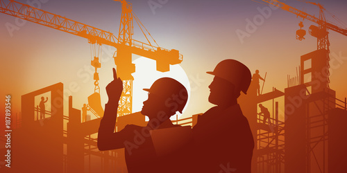 chantier - BTP - architecte - entrepreneur - construction - bâtiment - construire - architecture