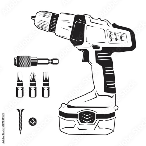 Electric screwdriver and bits