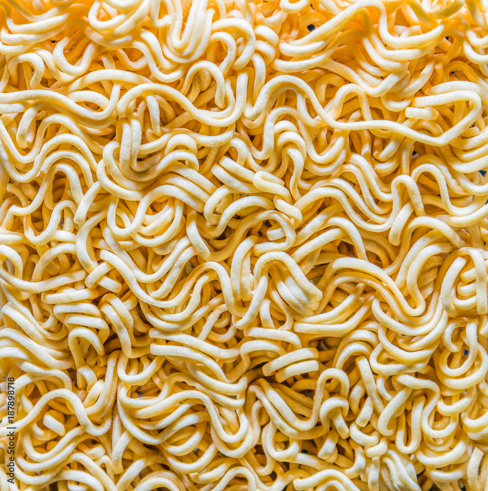 Macro view for Texture of Instant Noodles Macro view for Texture of Instant Noodles