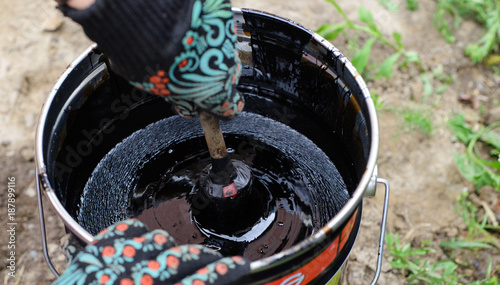 bitumen in the bucket