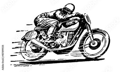 Vintage Retro Motor Racing