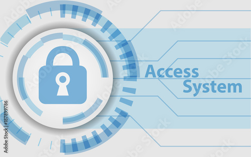 Abstract technology background as security access system concept. Vector abstraction. Future Futuristic Technologies.