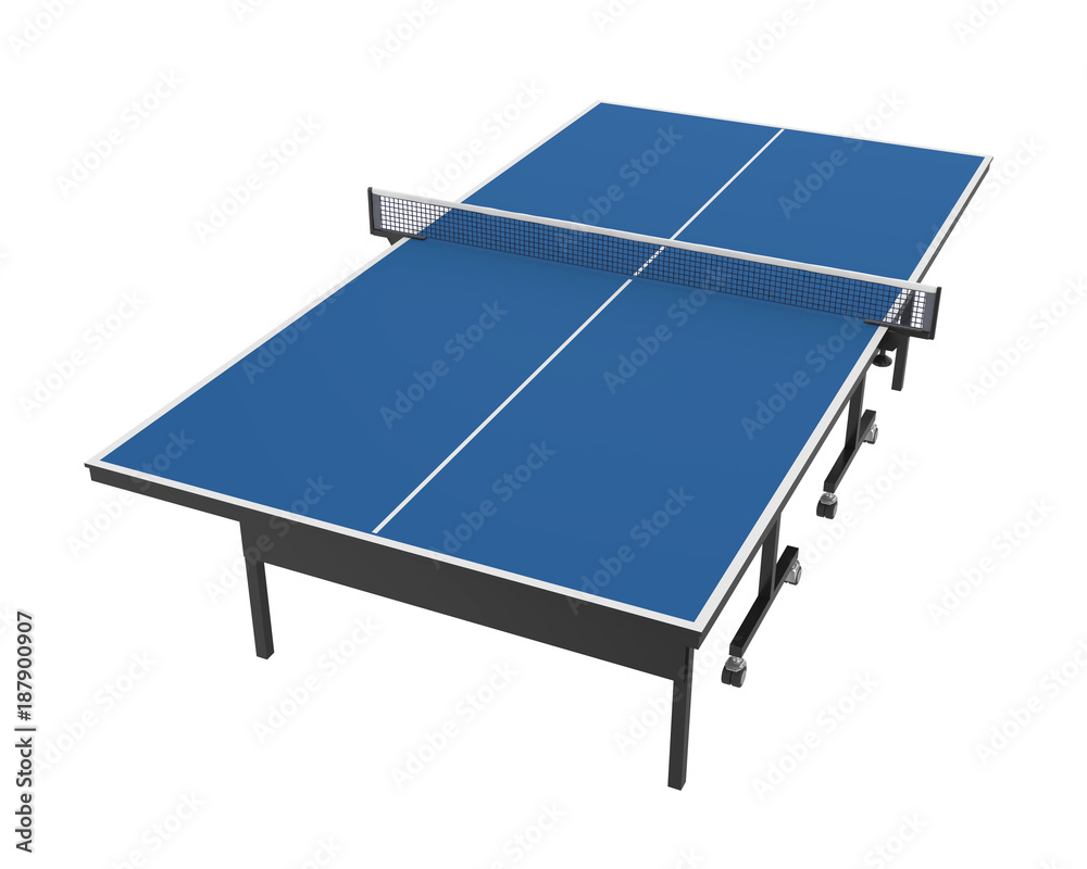 Table Tennis Table Isolated