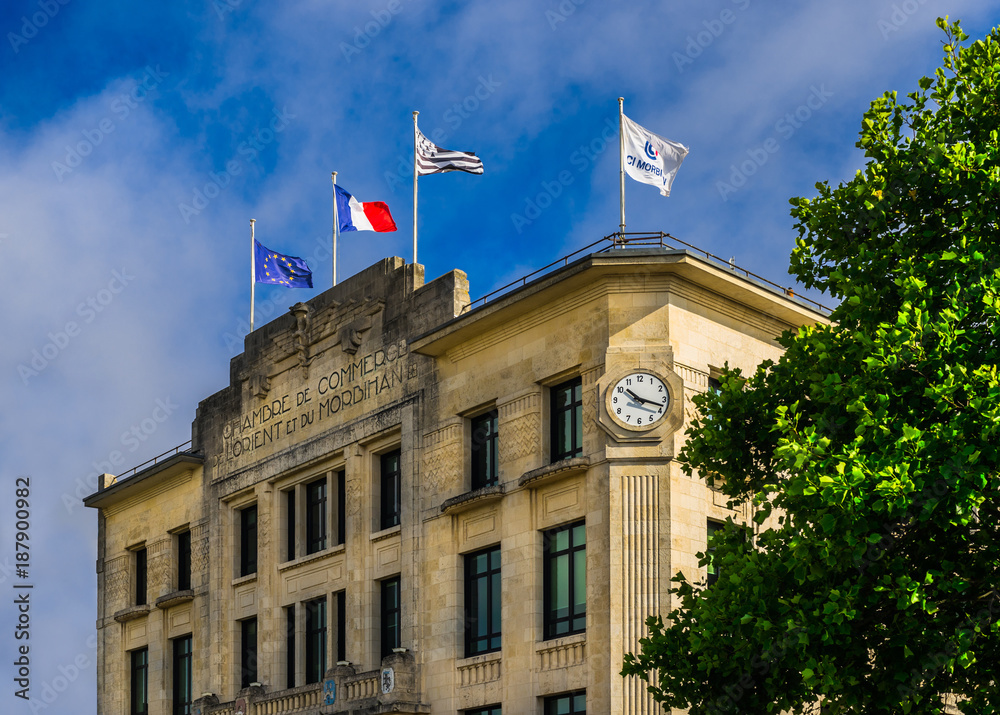 La Chambre de Commerce de Lorient en Bretagne - The Chamber of Commerce of Lorient in Brittany