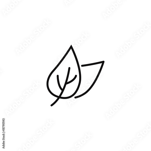 Line icon of tea or coffee cup. Linear coffee and tea sign