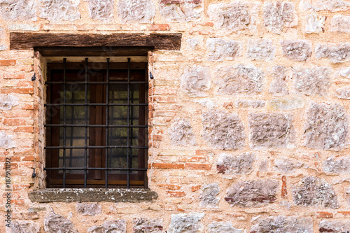 Medieval wall window