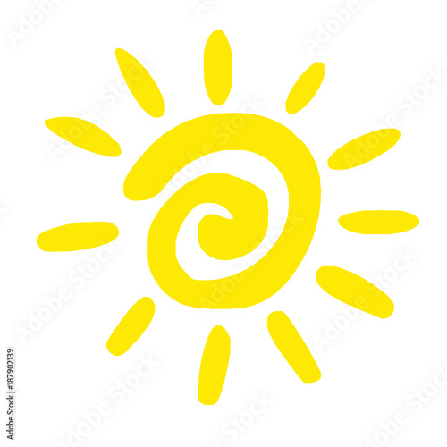 Sun. Vector illustration