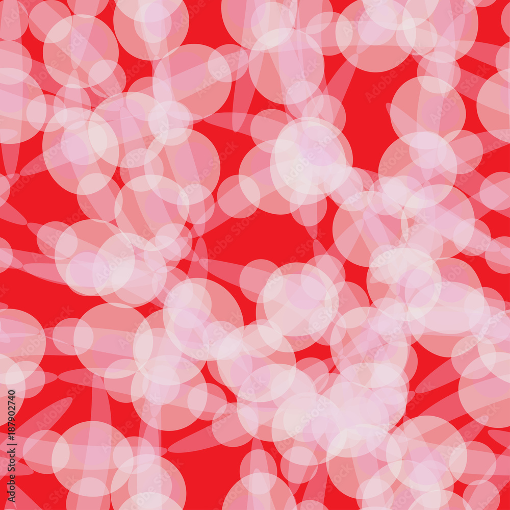 Vector abstract seamless background with patches of light, patches, ovals, in warm red tones for design of business cards background, postcards, covers of notebooks and books.