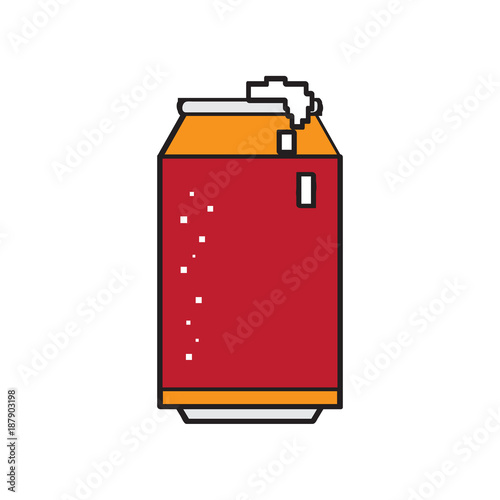 Pixelated beer can icon