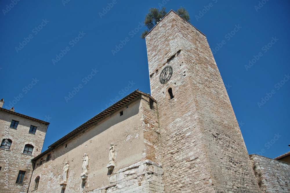 Spello, la torre della Porta Consolare - Umbria