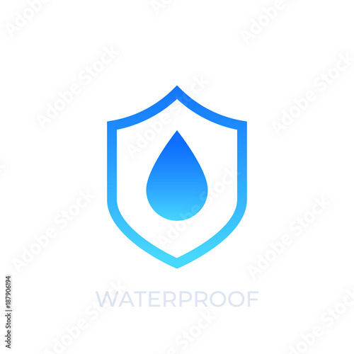 waterproof vector icon