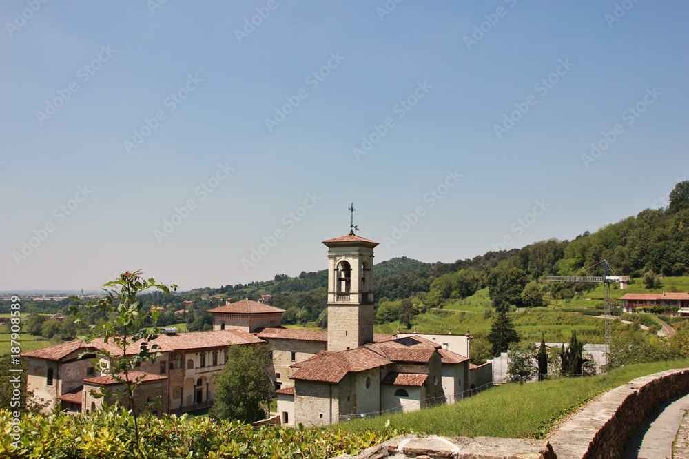 The Former Monastery of Astino - Bergamo, placed at the Astino Valley, part of the Bergamo Hills Regional Park