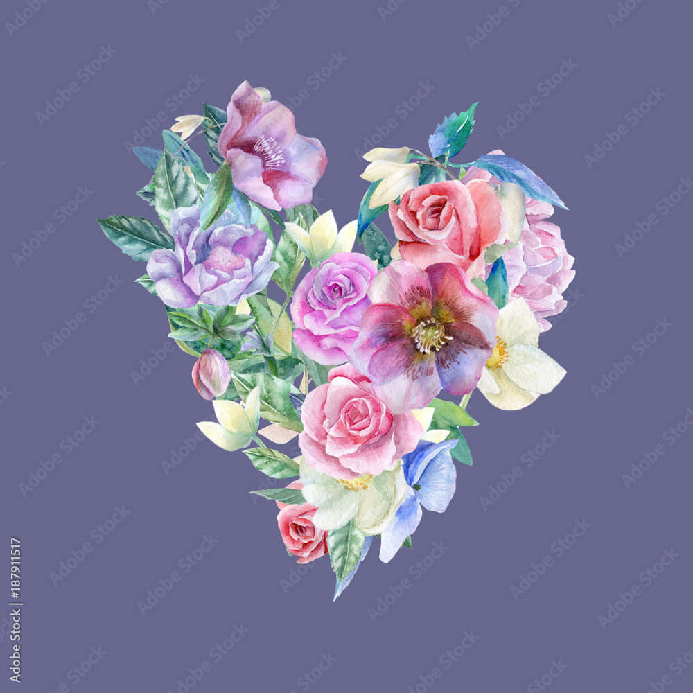 St. Valentines greeting card St. Valentines greeting card