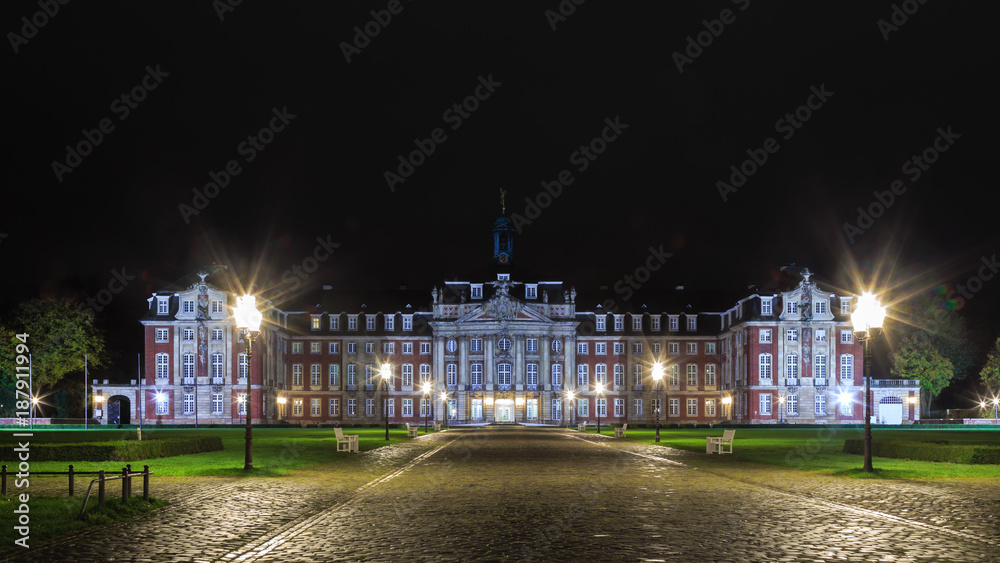 Naklejka premium Münsterschloss by Nacht