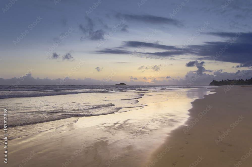 tropical, beach, mirissa, south Sri Lanka