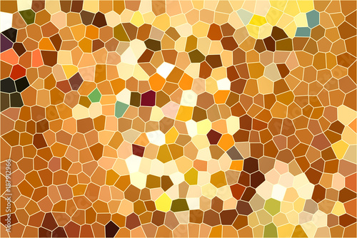 mosaic shape honey pattern background wallpaper