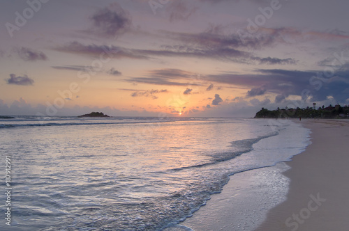 tropical  beach  mirissa  south Sri Lanka