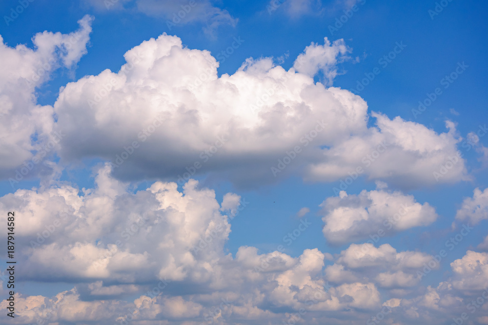 Cumulus clouds with blue sky Cumulus clouds with blue sky