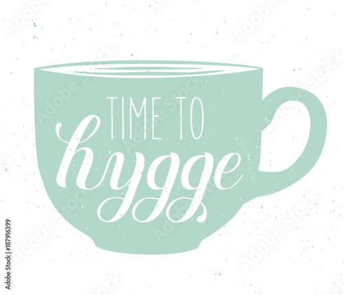 Hygge hand lettering photo