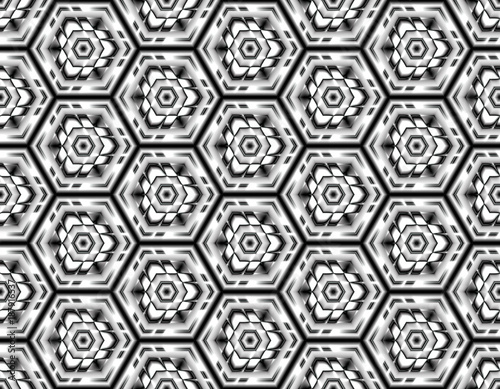 Vector seamless picture of the stars in a retro style