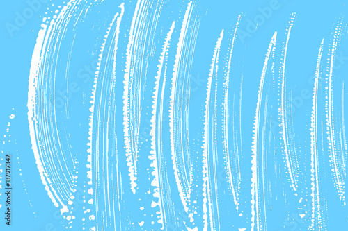 Natural soap texture. Admirable light blue foam trace background. Artistic ideal soap suds. Cleanliness, cleanness, purity concept. Vector illustration.