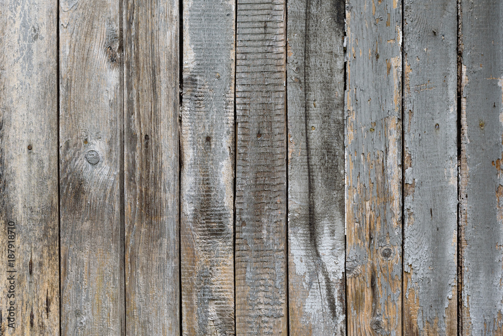 Naklejka premium Wooden texture with scratches and cracks