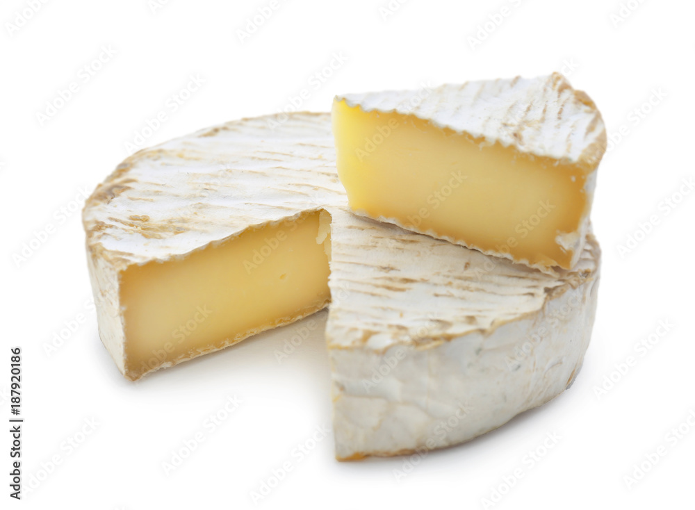 Delicious cheese on white background Delicious cheese on white background