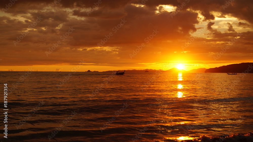 Fototapeta premium Coucher d'Ao Nang