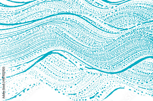 Natural soap texture. Amazing green blue foam trace background. Artistic admirable soap suds. Cleanliness, cleanness, purity concept. Vector illustration.